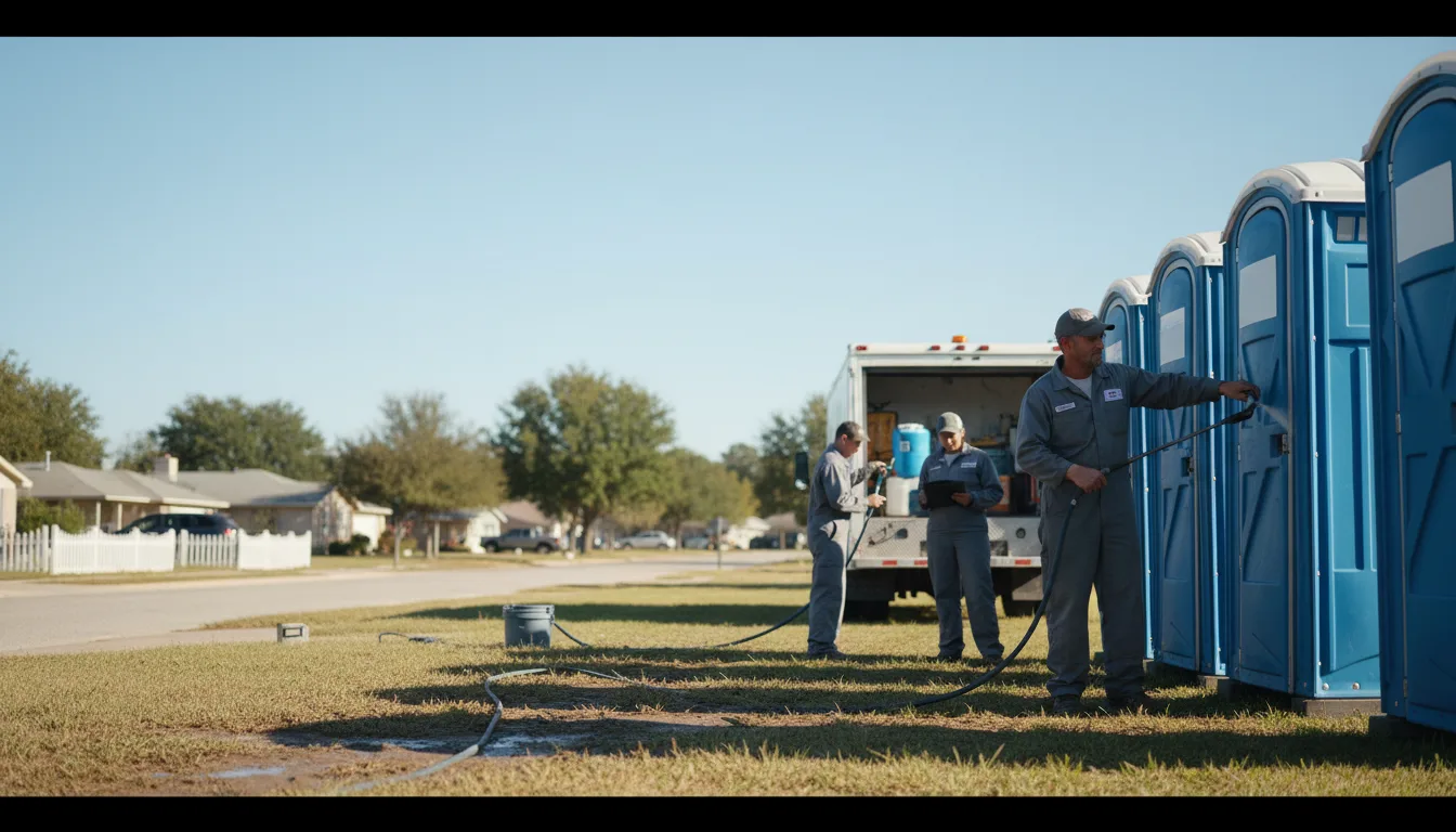 Long-Term Portable Toilet Rental in Tuscaloosa, AL near me